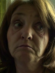 Shes there in a towel and he doesnt have the power to resist the busty mature babe